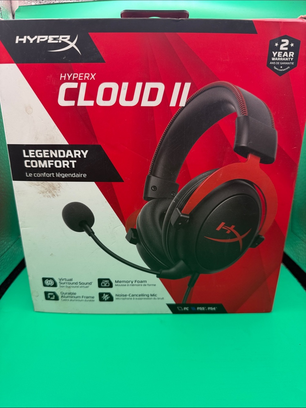 HyperX Cloud II Gaming Headset - Black and Red